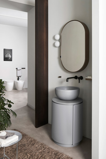 Arcadia Tiberino washbasin on cabinet | Vanity units | Ceramica Cielo