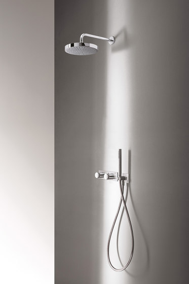 Nice | Built-in shower mixer, Shower set, Rain showerhead, Shower arm | Shower controls | Fantini