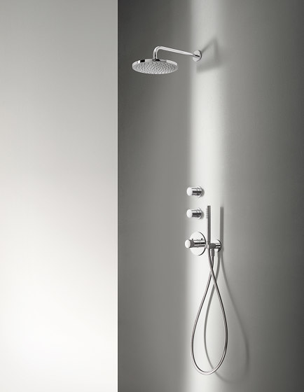 Myo | 3/4'' built-in thermostatic shower mixer, 3/4'' stop valve | Shower controls | Fantini
