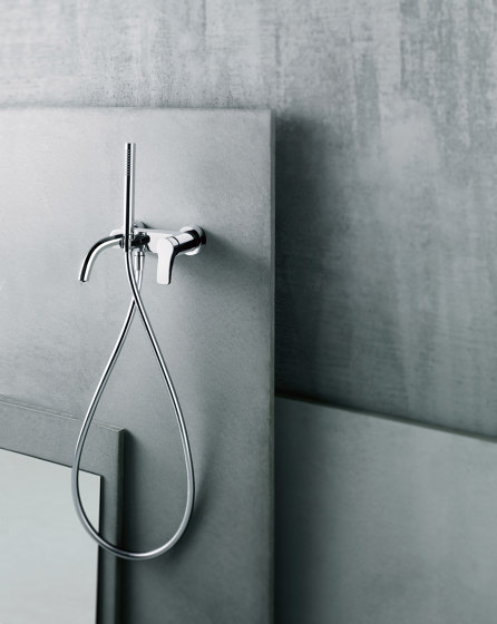 Al/23 Aboutwater Boffi E Fantini | Wall-mount bathtub mixer | Bath taps | Fantini