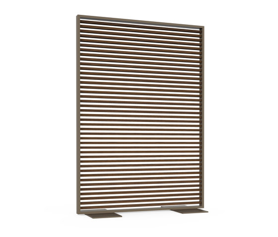 Partition Wall DNA Faux Wood Aluminium by GANDIABLASCO | Screening panels