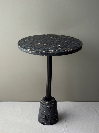 Conic Multi Color Dark Coffee Table | Side tables | Karoistanbul