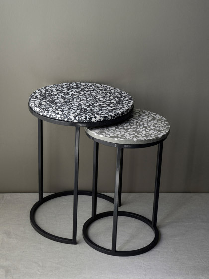 Double Multicolor Coffee Tables | Nesting tables | Karoistanbul