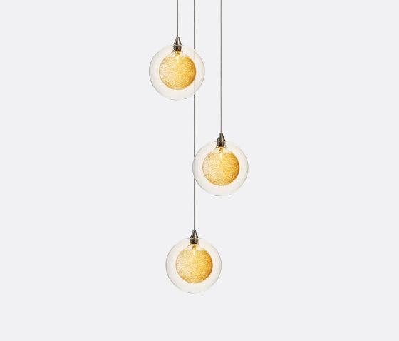 Kadur Drizzle 3 Gold Drizzle | Suspended lights | Shakuff