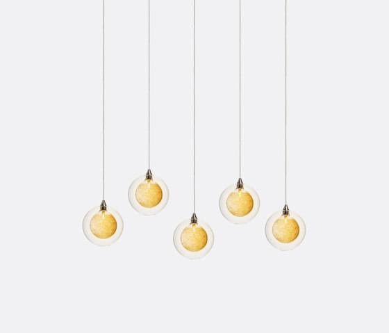 Kadur Drizzle 5 Gold Drizzle | Suspended lights | Shakuff