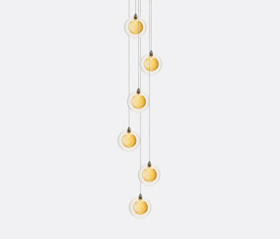 Kadur Drizzle 6 Gold Drizzle | Suspended lights | Shakuff