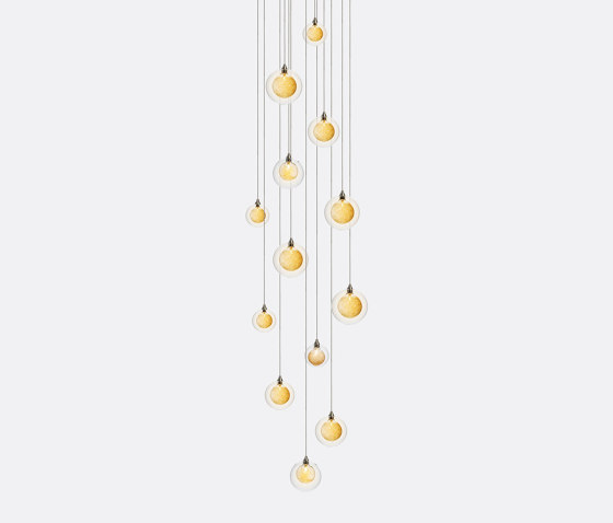 Kadur Drizzle 13 Gold Drizzle | Suspended lights | Shakuff