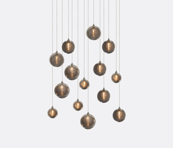 Kadur Drizzle 14 Grey Outer | Suspended lights | Shakuff