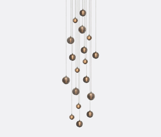 Kadur Drizzle 18 Grey Outer | Suspended lights | Shakuff