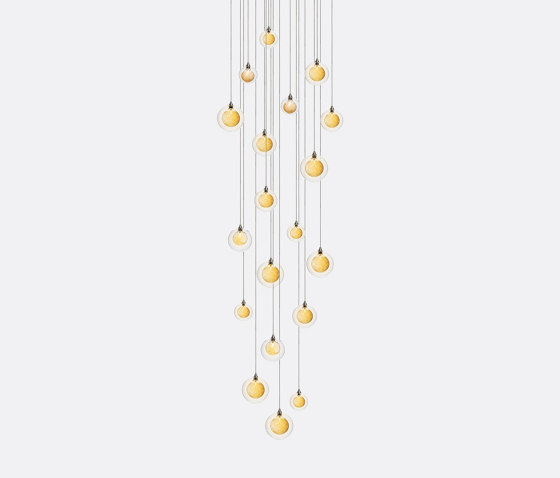 Kadur Drizzle 19 Gold Drizzle | Lámparas de suspensión | Shakuff