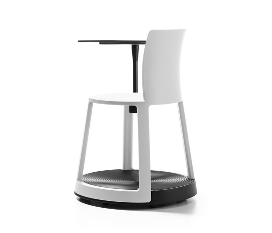 Revo | Chair with castor Base and Tablet | Stühle | TOOU