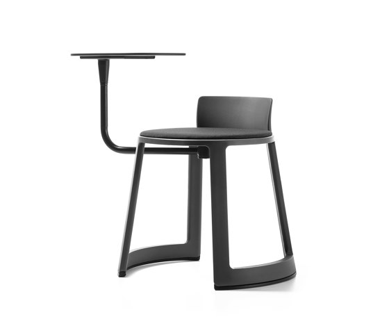 Revo | Stool with Tablet and Upholstery | Stools | TOOU