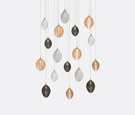 Cocoon 17 Mixed Colors | Suspended lights | Shakuff