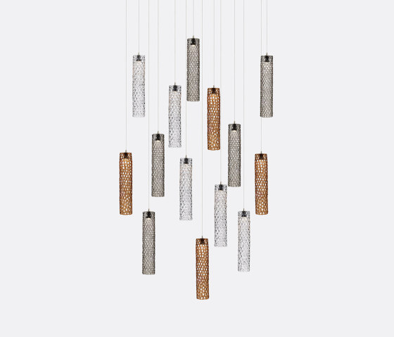 Mod Tube 14 Mixed Colors | Suspended lights | Shakuff