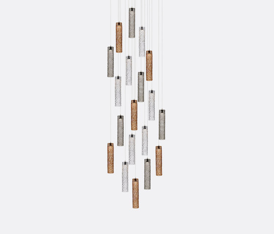 Mod Tube 19 Mixed Colors | Suspended lights | Shakuff