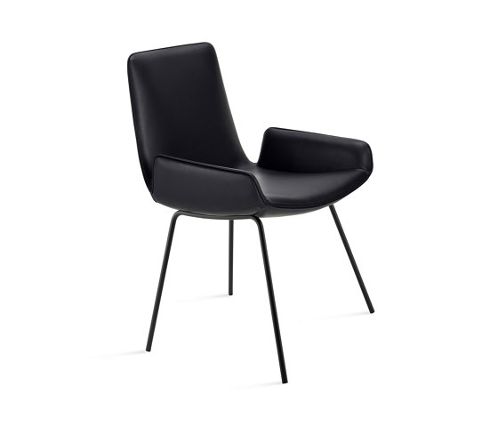 Amelie | Armchair Low with steel frame | Chairs | FREIFRAU MANUFAKTUR