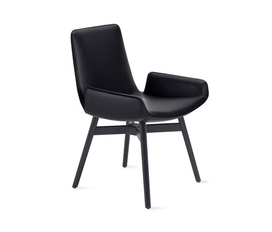 Amelie | Armchair Low with wooden frame with cross | Chairs | FREIFRAU MANUFAKTUR