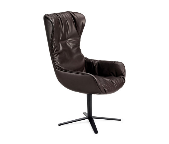 Leya | Executive Armchair with x-base frame | Chairs | FREIFRAU MANUFAKTUR