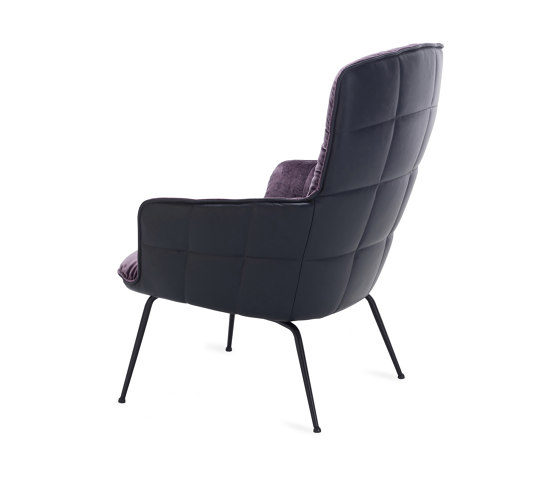 Marla | Easy Chair High with 4-legs steel frame | Fauteuils | FREIFRAU MANUFAKTUR