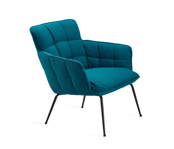 Marla | Easy Chair Low with 4-leg steel frame | Poltrone | FREIFRAU MANUFAKTUR