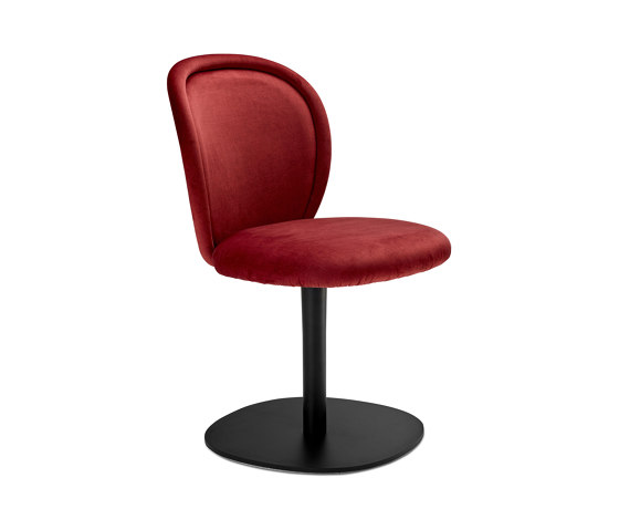 Ona | Side Chair with central leg | Sillas | FREIFRAU MANUFAKTUR