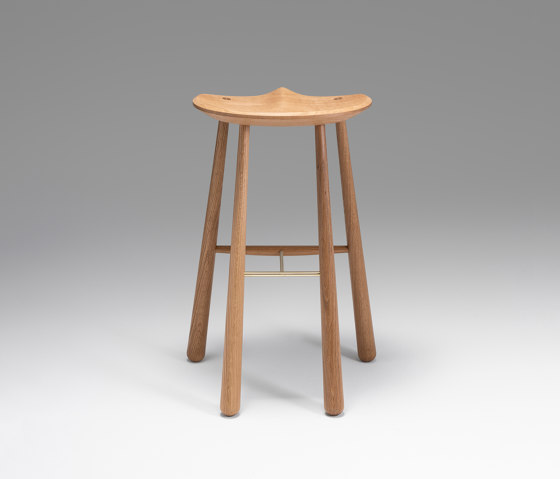 Taper Bar Stool (White Oak) | Bar stools | Roll & Hill