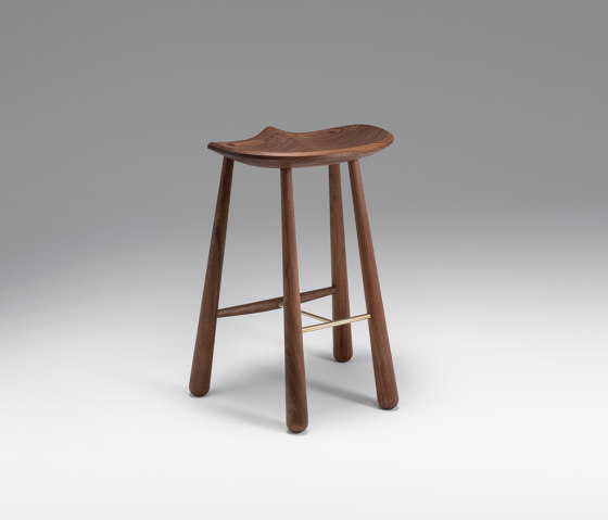 Taper Counter Stool (Black Walnut) | Counter stools | Roll & Hill