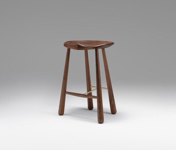 Taper Counter Stool (Black Walnut) | Counter stools | Roll & Hill