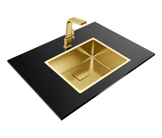 Fregaderos | FLEXLINEA RS15 50.40 SQ BRASS | Fregaderos de cocina | Teka