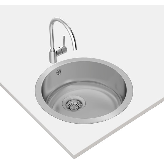 Fregaderos | STARBRIGHT 45 E-XN 1B RND | Kitchen sinks | Teka