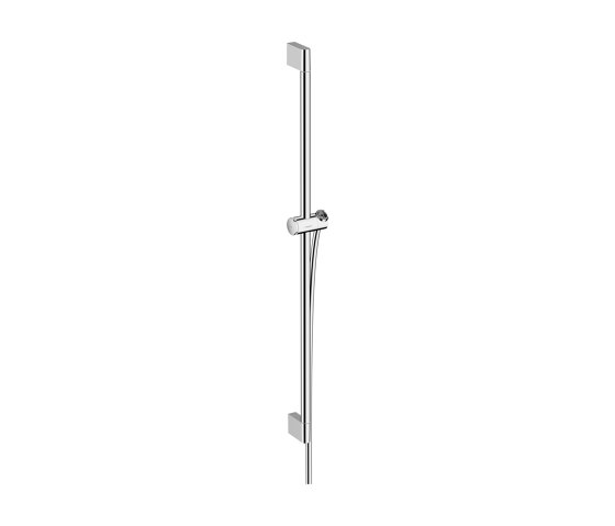 hansgrohe Unica Shower bar Pulsify 90 cm with push slider and shower hose | Bathroom taps accessories | Hansgrohe