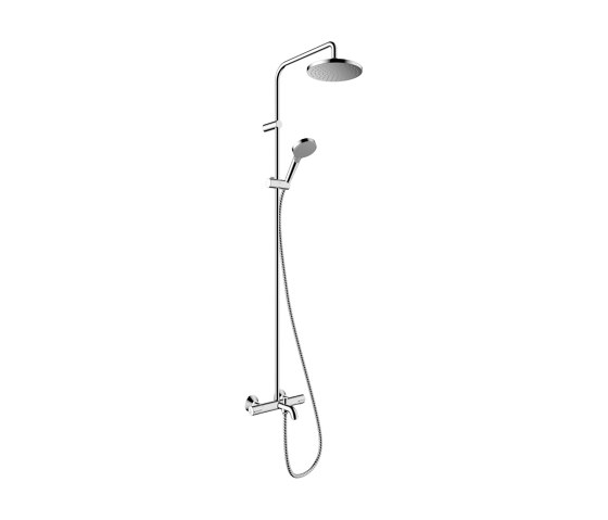 hansgrohe Vernis Blend Showerpipe 200 1jet with bath thermostat | Shower controls | Hansgrohe