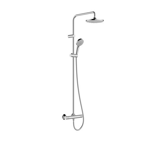 hansgrohe Vernis Blend Showerpipe 200 1jet with thermostat project pack (2 pcs.) | Robinetterie de douche | Hansgrohe