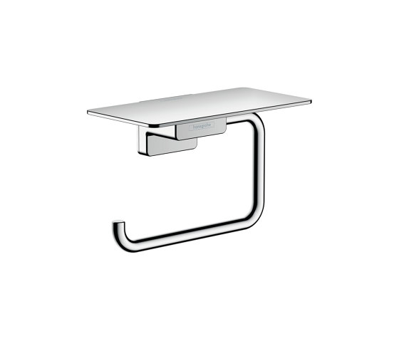 hansgrohe AddStoris Roll holder with shelf | Paper roll holders | Hansgrohe