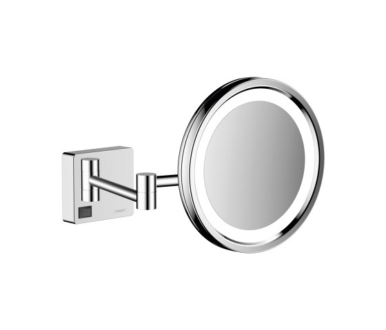 hansgrohe AddStoris Shaving mirror with LED light | Bath mirrors | Hansgrohe