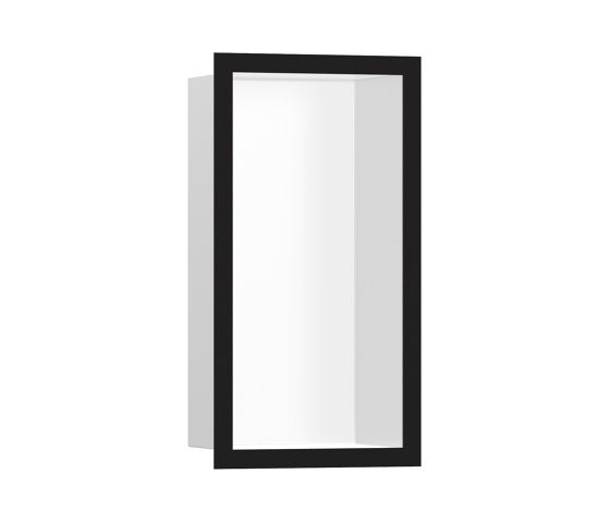 hansgrohe XtraStoris Individual Wall niche Matt White with design frame 30 x 15 x 10 cm | Bath shelves | Hansgrohe