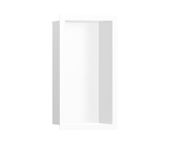 hansgrohe XtraStoris Individual Wandnische Mattweiß mit Designrahmen 30 x 15 x 10 cm | Ablagen / Ablagenhalter | Hansgrohe