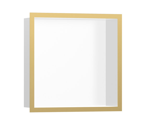 hansgrohe XtraStoris Individual Nicchia ad incasso Bianco opaco con cornice 30 x 30 x 10 cm | Mensole / supporti mensole | Hansgrohe