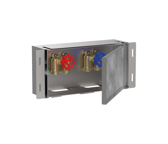 hansgrohe XtraStoris Safe Nicho de pared con puerta alicatable y válvula de cierre integrada | Complementos rubinetteria bagno | Hansgrohe