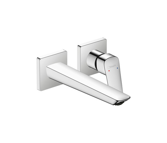 hansgrohe Logis Single lever basin mixer for concealed installation Fine wall-mounted with spout 20,5 cm | Robinetterie pour lavabo | Hansgrohe