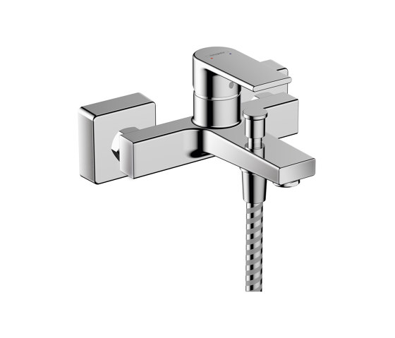 hansgrohe Vernis Shape Single lever bath mixer for exposed installation | Bath taps | Hansgrohe
