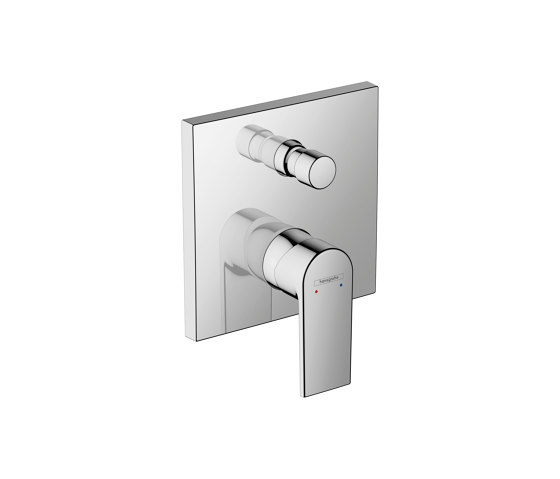 hansgrohe Vernis Shape Single lever bath mixer for concealed installation with integrated security combination according to EN1717 | Bath taps | Hansgrohe