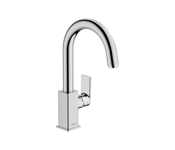 hansgrohe Vernis Shape Single lever basin mixer with swivel spout and pop-up waste set | Wash basin taps | Hansgrohe