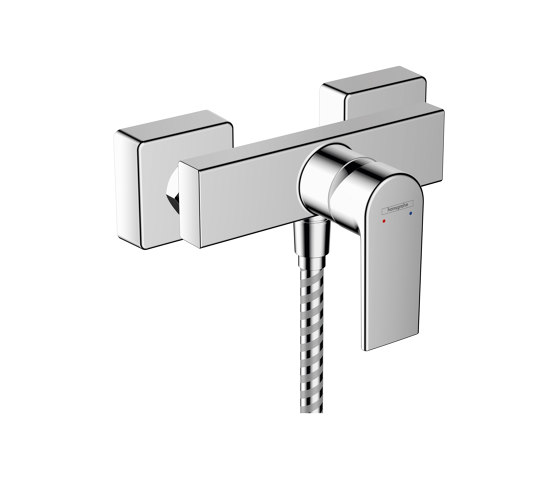 hansgrohe Vernis Shape Single lever shower mixer for exposed installation with 2 flow rates | Bath taps | Hansgrohe