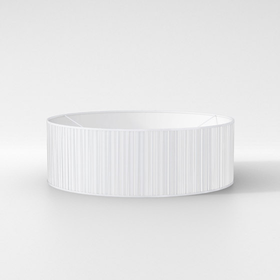 Cambria 600 Shade | White (Pleated) | Accessori per l'illuminazione | Astro Lighting