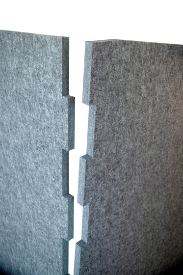 Stellwand – einseitiger Verbinder – L- Form / ATG silent.line | Tisch-Zubehör | silent.office.wall