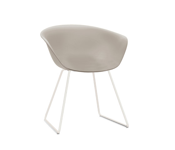Duna 02 - Sled, plastic | Chairs | Arper