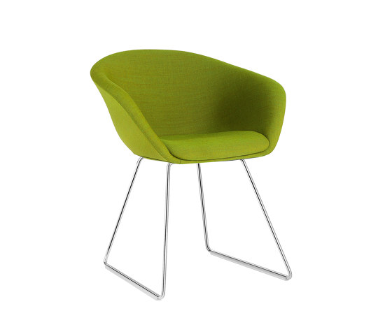 Duna 02 - Sled, upholstered | Chairs | Arper