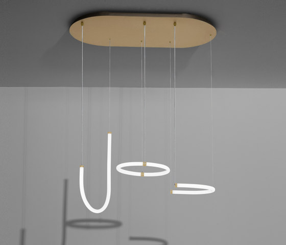 Unseen | Pendant lamp 3 units | Lámparas de suspensión | Petite Friture
