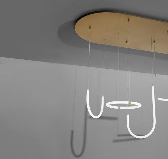 Unseen | Pendant lamp 5 units | Suspended lights | Petite Friture